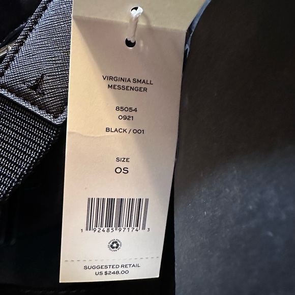 Tory Burch Virginia Recycled Nylon Small Messenger Crossbody ~NWT~ Black - Picture 14 of 14